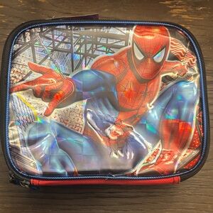 Marvel Spider-Man Holographic Lunch Box with Red and Blue Accents